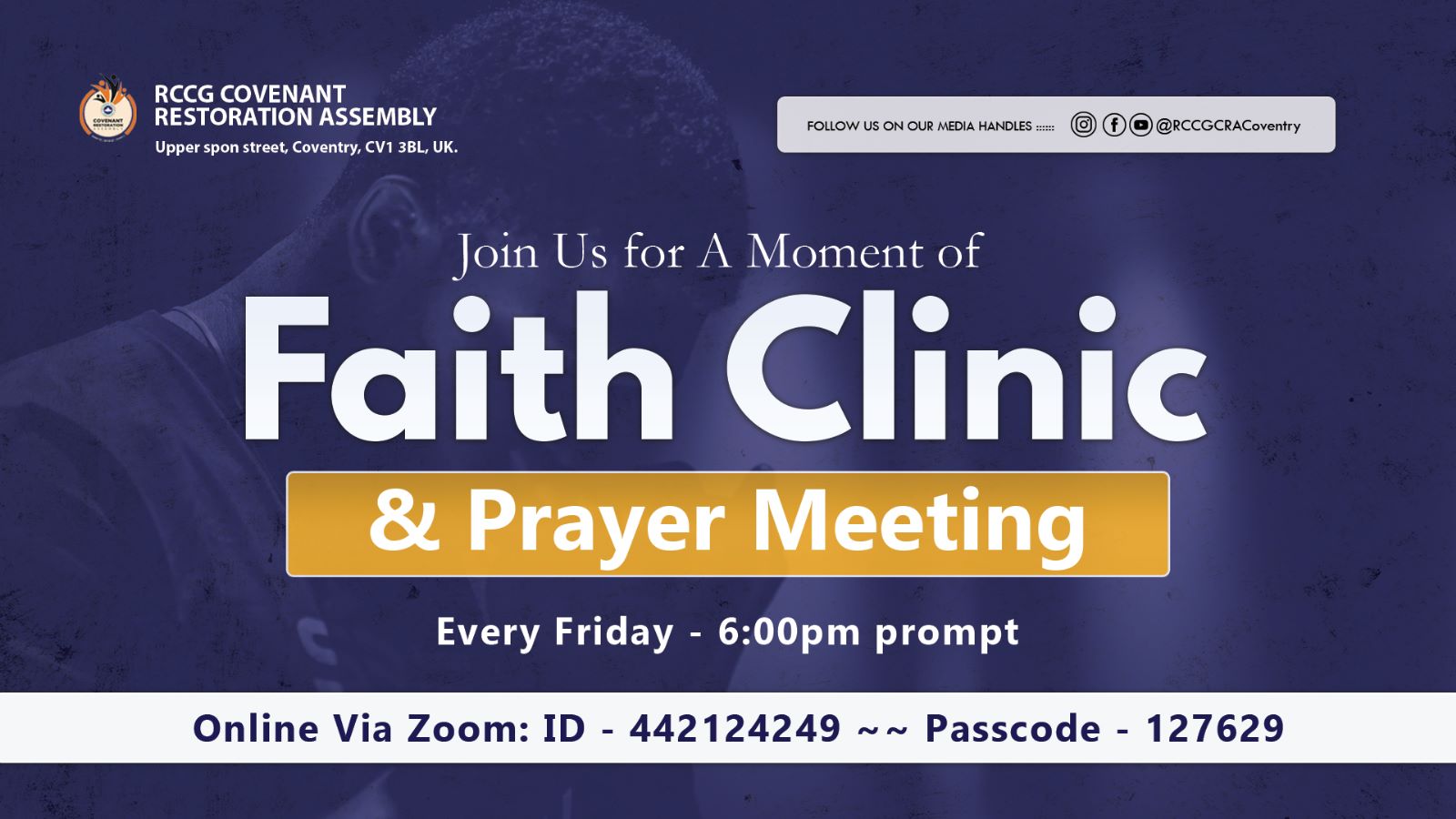 Moment of Faith Clinic and Prayer Meeting