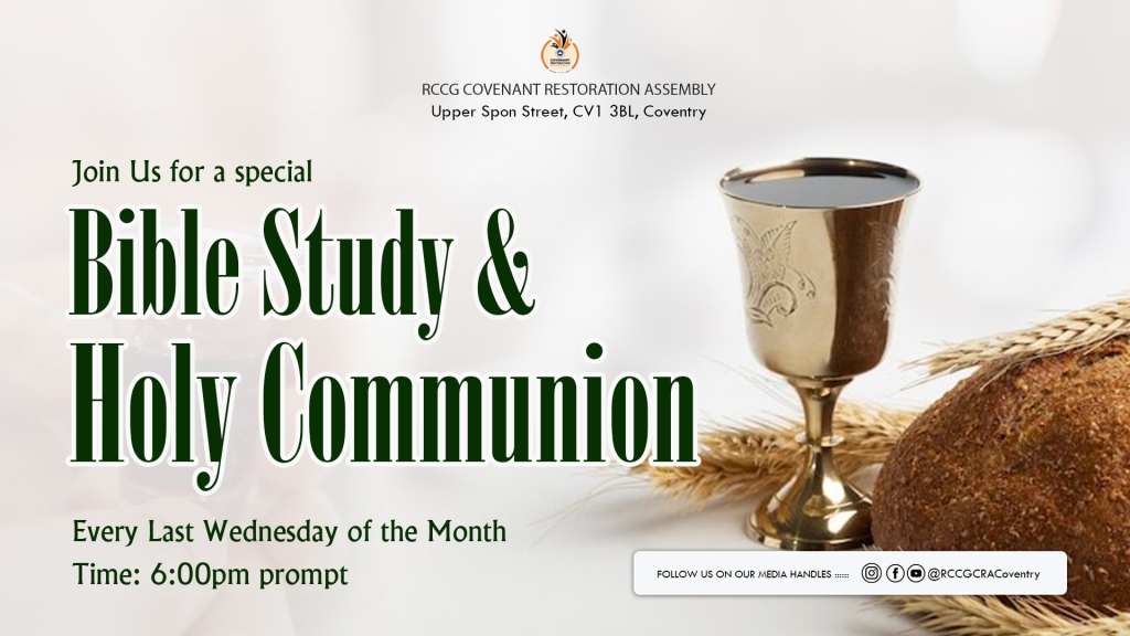 Bible Study and Holy Communion